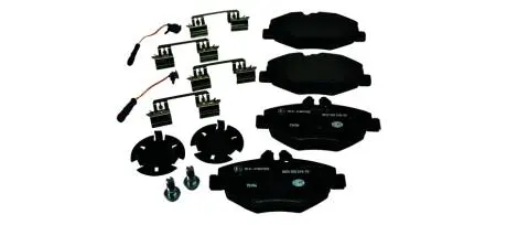 Гальмівні колодки перед. MB E-клас (W211) 03-09 HELLA 8DB355018-731