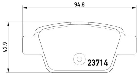 Гальмівні колодки, дискове гальмо (набір) HELLA 8DB355018851