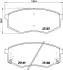 Гальмівні колодки перед. Hyundai ix20/ix35 10- /Kia Sportage (SL) 10- (Mando) HELLA 8DB355019-791 (фото 4)