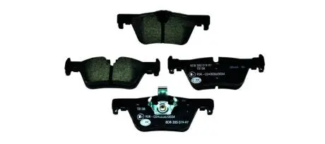 Колодки гальмівні дискові комплект; задн. HELLA 8DB355019971
