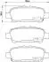 Дисковые тормозные колодки HELLA 8DB355020401 (фото 4)