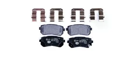 Дискові гальмівні колодки HELLA 8DB355020851