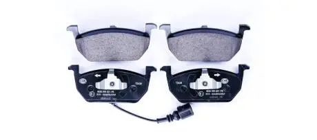 Колодки тормозные дисковые комплект; передняя. HELLA 8DB355021951