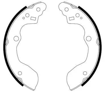 SUZUKI Колодки гальмівні барабанні SX4 06- HELLA 8DB 355 022-581