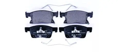 Тормозные колодки дисковые перед. OPEL ASTRA K 1.0-1.6D 06.15- HELLA 8DB355024781