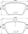Колодки тормозные (задние) MB E-class (W213/S213/C238) 16-/Sprinter (B907/B910) 316CDI 19- HELLA 8DB355025781 (фото 1)
