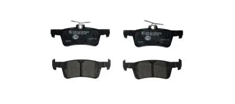 Колодки гальмівні (задні) Ford Fiesta 1.0 EcoBoost 17-/Peugeot 308 14- (Teves) Q+ HELLA 8DB355031761