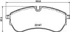 Гальмівні колодки MAN TGEVW Crafter 2.0D 09.16- HELLA 8DB 355 032-921 (фото 1)
