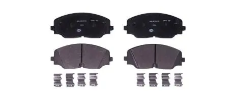 Колодки тормозные, дисковый тормоз HELLA 8DB355039941