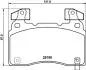 Тормозные колодки (передние) Opel Insignia B 17-/Tesla Model S 13-16 (Brembo) (Q+) HELLA 8DB355040471 (фото 4)