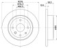 Тормозной диск зад. Epica 05- 2.0-2.5 (PRO) HELLA 8DD355116-991 (фото 4)