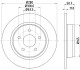 Диск тормозной 55389PRO HELLA 8DD355118211 (фото 4)