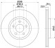 Диск тормозной 50334PRO HELLA 8DD355118601 (фото 4)