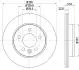 PRO VW гальмівний диск задн. AMAROK 2.0 BiTDI 11-, CRAFTER 2.0 TDI 17- HELLA 8DD 355 125-571 (фото 4)