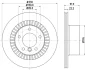 Диск гальмівний (задній) MB G-class (W463) AMG 04- (330x22.2) PRO HELLA 8DD355126331 (фото 4)