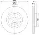 PRO FORD гальмівний диск S-MAX 2.0TDCI 15- HELLA 8DD 355 126-701 (фото 4)