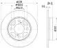 PRO SUZUKI диск гальм. задн. SWIFT 17- HELLA 8DD 355 132-041 (фото 4)