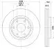 Диск тормозной (передний) Nissan Patrol 10- (358x34) PRO HELLA 8DD355132441 (фото 4)