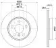 PRO BMW гальмівний диск i3 (I01) Range Extender 13- HELLA 8DD 355 132-541 (фото 4)