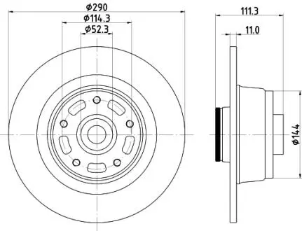 Автозапчасть HELLA 8DD355133311