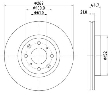 Автозапчасть HELLA 8DD355134691