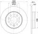 PRO VW Гальмівний диск задн. MULTIVAN T7 21- HELLA 8DD 355 135-021 (фото 4)