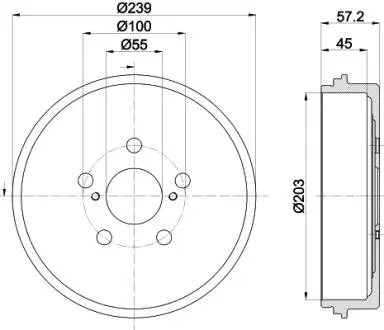 Автозапчасть HELLA 8DT355303531