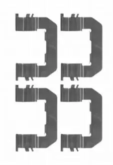 Гальмівні колодки (монтажний набір) HELLA 8DZ355203931