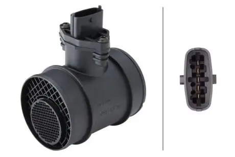 Витратомір повітря (5 pin, модуль) ALFA ROMEO GT, FIAT PANDA, OPEL AGILA, CORSA C, MERIVA A 1.0-1.9D 06.03- HELLA 8ET 009 149-411