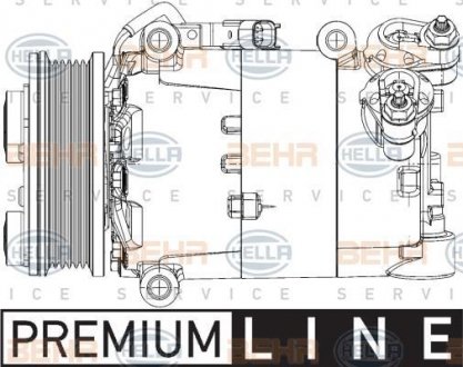 Компресор кондиціонера HELLA 8FK351334431