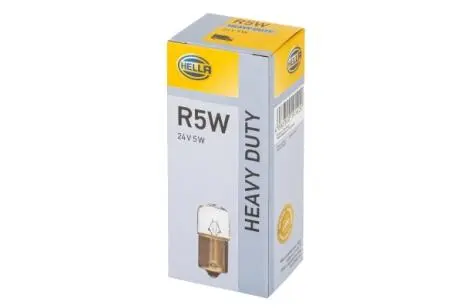 Автолампа Behr Standard R5W BA15s 5 W прозрачная HELLA 8GA002071241