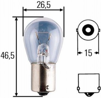 Автолампа Behr Heavy Duty R18W BA15s 18 W прозрачная HELLA 8GA002072241 (фото 1)