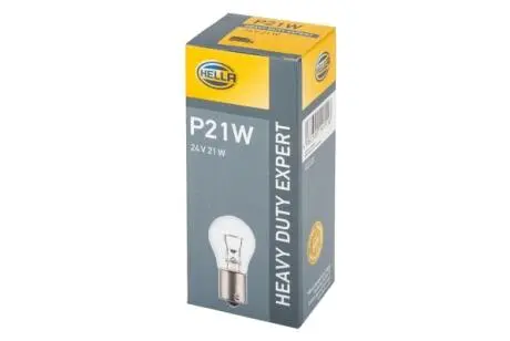 Автолампа Behr Heavy Duty P21W BAY15s 21 W прозрачная HELLA 8GA002073251