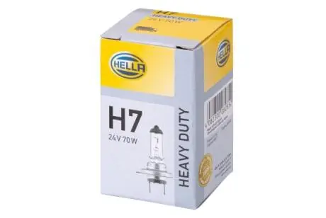 Лампа розжарювання, H7 24V 70W PX 26d HELLA 8GH007157-241