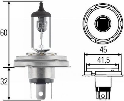 Фонарь накаливания, основная фара HELLA 8GJ003133242