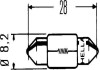 Автолампа SV7-8 12 V 12V3W M12VCP10 HELLA 8GM002094121 (фото 2)