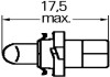 Ліхтар накалу, освещение щитка приборов HELLA 8GS006677121 (фото 2)