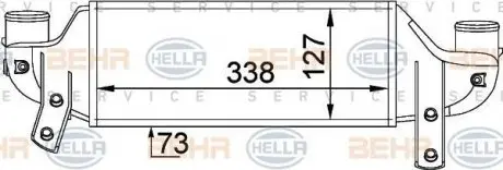 Интеркуллер HELLA 8ML376746621