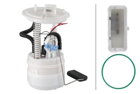 Електричний паливний насос (модуль) OPEL CORSA D, CORSA D/HATCHBACK 1.0-1.4LPG 07.06-08.14 HELLA 8TF358106981