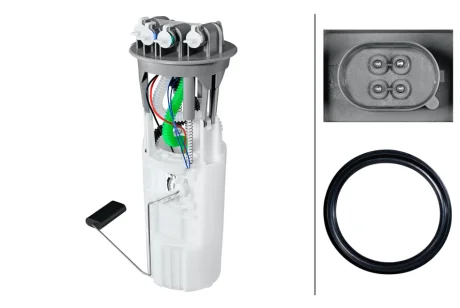Електричний паливний насос (модуль) LAND ROVER DEFENDER 2.5D 08.90-02.16 HELLA 8TF358306751