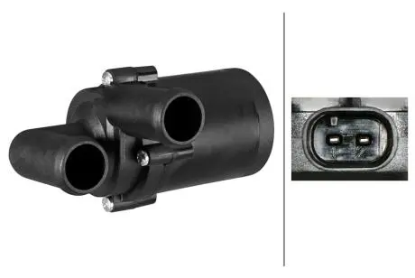 VW Додатковий водяний насос CC B7 1.4 15-16, JETTA 1.6 14-, PASSAT B6 1.9/2.0 05-, AUDI A3 Sportback 2.0 TFSI quattro 04-13, SKODA OCTAVIA 1.6 04-, YETI 2.0 15- HELLA 8TW 358 304-641