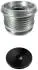Шків генератора VOLVO S40 II, S60 I, S60 II, S80 II, V50, V60 I, V70 II, V70 III, XC60 I, XC70 I, XC70 II, XC90 I, FORD MONDEO IV, S-MAX 2.0D-2.5ALK 01.01-02.17 HELLA 9XU 358 039-201 (фото 1)