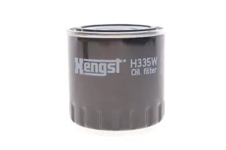 Фильтр масляный двигателя NISSAN NAVARA 3.0 DCI 10-, RENAULT MEGANE III 1.9 DCI 08- (выр-во HENGST) HENGST FILTER H335W