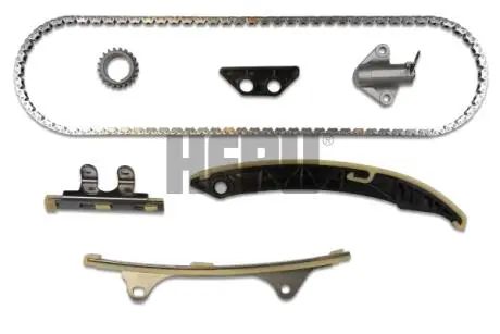 Комплект ГРМ (ланцюг + шестерня) HYUNDAI ACCENT IV, ACCENT V, I10 I, I20 ACTIVE, I20 I, I20 II, I30, SOLARIS, KIA CEED, CEED, PRO CEED, RIO III, RIO IV, STONIC 1.2-1.4 09.08- HEPU 210602