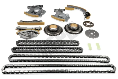 Комплект ГРМ (ланцюг + шестерня) AUDI A4 B8, A5, A6 ALLROAD C6, A6 C6, Q5 3.0/3.2 06.07-12.12 HEPU 210643