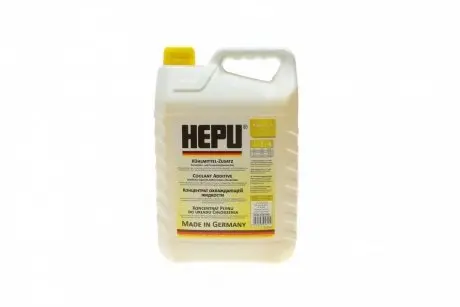Антифриз (жовтий) G11 (5L) (1:1= -38°) HEPU P999-YLW-005