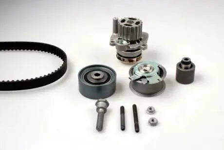 Комплект ГРМ (ремінь + ролик + водяний насос) AUDI A4 B7, SEAT LEON, SKODA OCTAVIA II, SUPERB II, VW GOLF V, JETTA III, PASSAT B6 2.0D 02.04-05.15 HEPU PK05697 (фото 1)