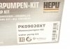 Комплект ГРМ + помпа Citroen Jumpy/Peugeot Expert 2.0HDI 10-(166x25)(+ ланцюг разпредвала) HEPU PK09020XT (фото 27)