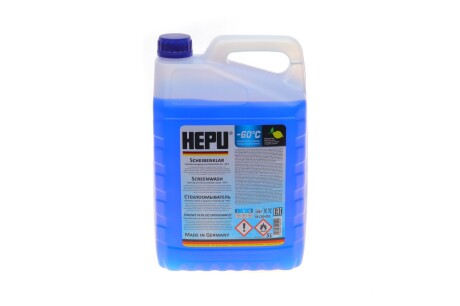 Омыватель стекла зима (5L) (-60°C) HEPU SK-C60-005