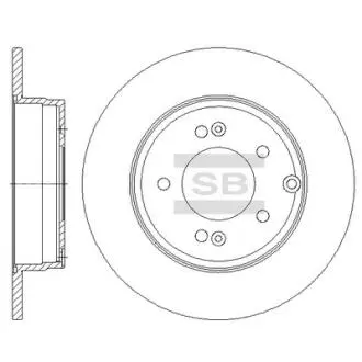 Диск тормозной Hi-Q (SANGSIN) SD1099